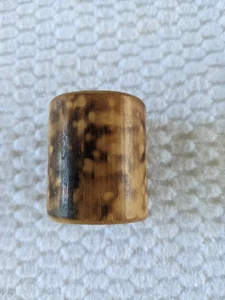 Vintage Bamboo Wood Napkin Ring Holder Table Decoration - Picture 1 of 7
