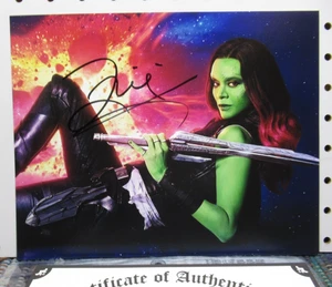 ZOE SALDANA GAMORA GUARDIANS OF THE GALAXY SIGNED 8"X10" FOTO HANDSIGNIERT MIT COA - Bild 1 von 9