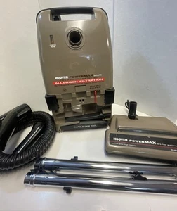 Hoover PowerMAX Deluxe S3601 Canister Vacuum w Brush Head Allergen Filter Tested - Picture 1 of 20