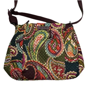 Vera Bradley Umhängetasche Erbstück Paisley gesteppt Handtasche - Bild 1 von 9