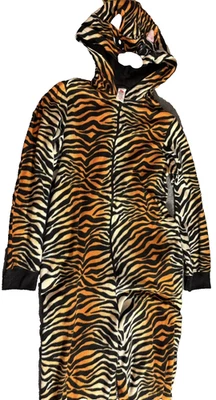 Usado Adulto XS Niño XL 1 Pieza Disfraz Tigre Ropa de Dormir Foto 1 de 4