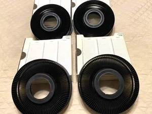 GAF/SAWYERS ROTOTRAY SLIDE TRAY w/SLEAVES - LOT of 4 - 100 SLOTS - BLACK - Picture 1 of 13
