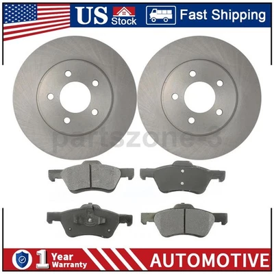 Тормозная колодка переднего тормоза ротора 3 шт для Mercury Mariner 2,3 л 2008 - Изображение 1 из 4