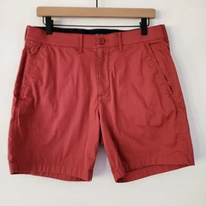 Abercrombie Fitch Herren rot A&F All Day Stretch Shorts Größe 32 flache Vorderseite - Bild 1 von 5