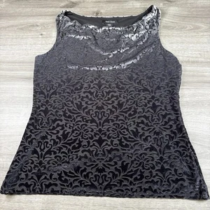 White House Black Market Damen Größe XL Samt Bluse Tank ärmellos gefüttert - Bild 1 von 9