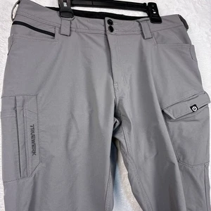 Pantaloni Truewerk T2 WerkPant Uomo 38x34 Grigio Lavoro Cargo Outdoor Escursionismo Performance - Foto 1 di 9