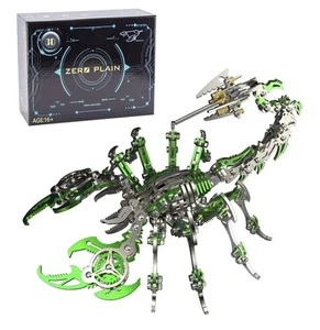 Puzzle in Metallo 3D per Adulti, Re Scorpione Fai da Te Model Kit Giocattoli - Puzzle 3D - Foto 1 di 10