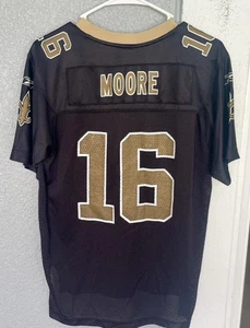 New Orleans Saints Trikot Herren L schwarz 16 Moore Reebok On Field - Bild 1 von 10