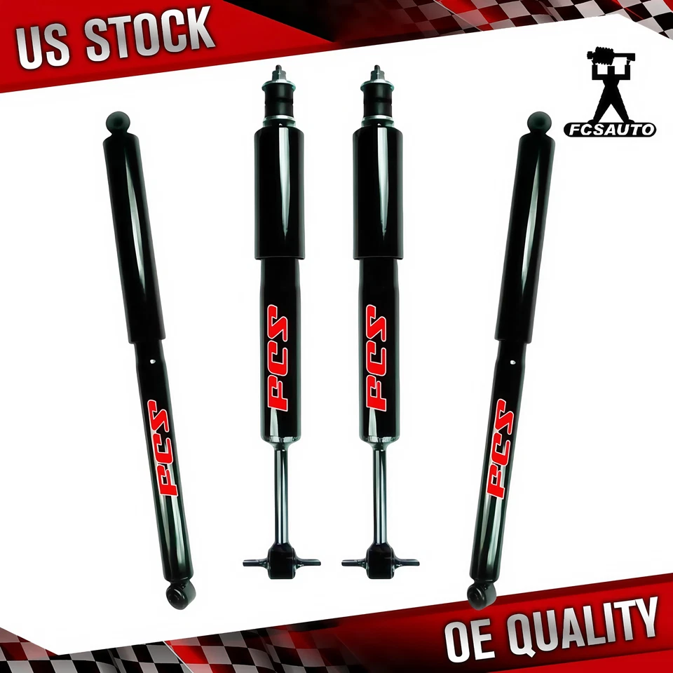 Оригинальные передние задние амортизаторы для 88-98 Chevy GMC C1500 C2500 C3500 2WD Sierra Silverado - Изображение 1 из 1