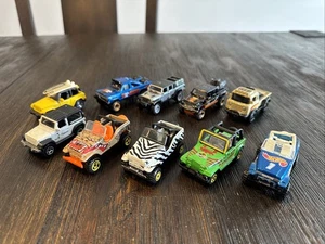 Hotwheels/MATCHBOX Jeep Cars LOT OF 10 - Picture 1 of 3