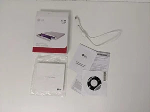 LG GP57 Ultraslim External USB DVD Writer - White - Picture 1 of 14