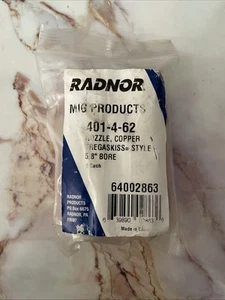 Paquete de 2 boquillas Radnor MIG Products Tregaskiss estilo estándar de 5/8" 401-4-62 - Imagen 1 de 4