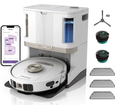 2-in-1 Robot Vacuum & Mop NeverTouch Pro 60-Day Self Empty Self-Clean Self-Refil - Image 1 of 4
