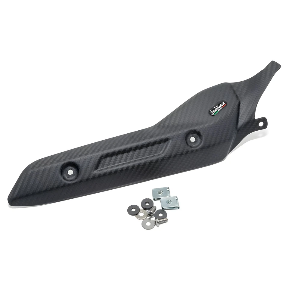 Placa térmica LeoVince cubierta de escape SBK carbono para KTM 690 Enduro SMC R 19-22 Foto 1 de 4