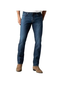 J Brand Mens 34 Kane Straight Leg Jeans Indigo Blue Cotton Blend Denim USA Made - Picture 1 of 12