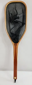 Orvis 30" Testa Ovale Manico Legno Multicolore Rete da Pesca Atterraggio Pesca a Mosca - Foto 1 di 12