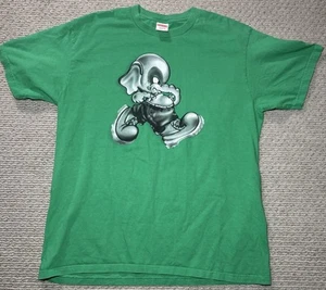 Vintage 1998 Supreme Elephant Tee SS98 Green Size L AUTHENTIC Certificate USA - Bild 1 von 12