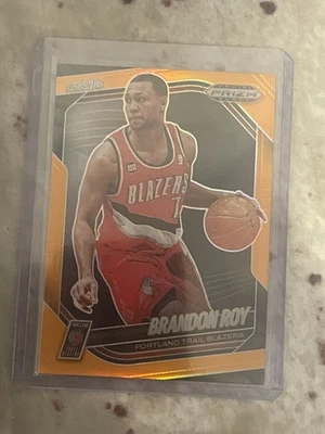 2024-25 Prizm Black Brandon Roy Orange Refractor /49 - Image 1 of 2