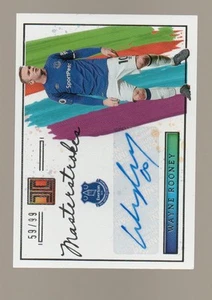 2021-22 Panini Impeccable Premier League Soccer Wayne Rooney Everton Auto /99 - Picture 1 of 1