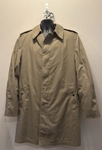 London Fog by Wamsutta Trench Coat  Removable Thinsulate Liner Mens Sz 42 Long - Picture 1 of 5