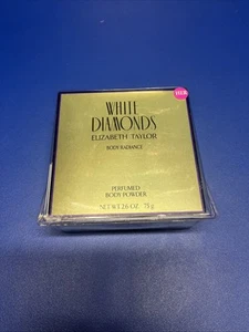 White Diamonds Body Radiance Powder 2.6oz Elizabeth Taylor / Brand NEW / Sealed - Picture 1 of 4