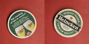 Heineken Een meeting of iets te vieren brewery beer mat beer - Picture 1 of 1