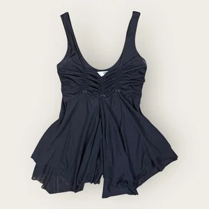 Y2k Necessary Objects Mesh Black Babydoll Top Whimsigoth Coquette Fairy Sz M - Picture 1 of 3