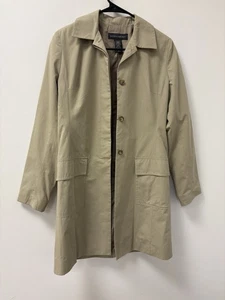 NWT Banana Republic Lightweight Khaki Trench Coat Sz XS Fits A Small - Picture 1 of 9