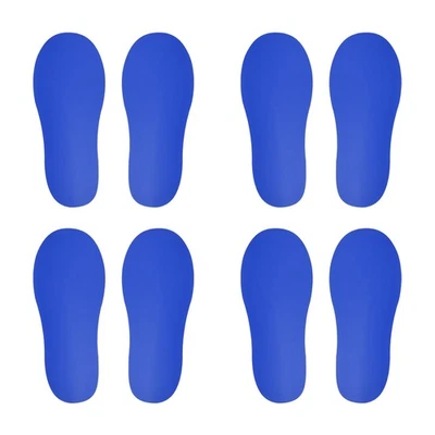 4 пары наклеек 5,9x2,3 дюйма на пол настенные лестницы переводная картинка синий цвет - Изображение 1 из 4