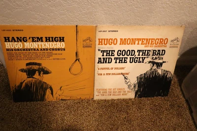 CLINT EASTWOOD HANG 'EM HIGH & THE GOOD, THE BAD & THE UGLY SOUNDTRACKS - Image 1 of 4