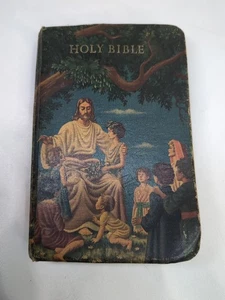 Vintage Holy Bible 1971 King James Self-Pronouncing Edition The World Publishing - Picture 1 of 14
