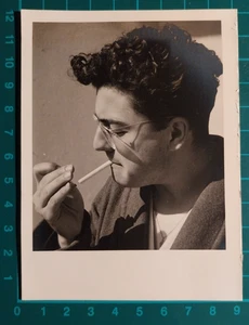 FOTO UOMO FUMATORE 1950 C.   N°1    ( F 36 ) - Foto 1 di 2