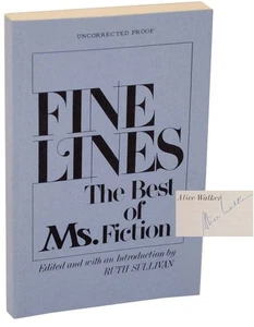 Ruth SULLIVAN / FINE LINES THE BEST OF MS FICTION Signed Uncorrected #107008 - Picture 1 of 1