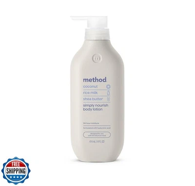 Method Loción Corporal, Simply Nourish, Coco, Leche de Arroz + Notas de Manteca de Karité, 2 Foto 1 de 4