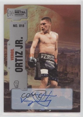 2022 Skybox Metal Universe Champions Auto Vergil Ortiz Jr #018 Auto - Image 1 of 2