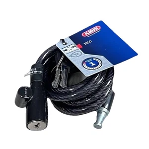 Abus Cable Key Bike Lock Black 1950 Security Lock New! - Picture 1 of 3