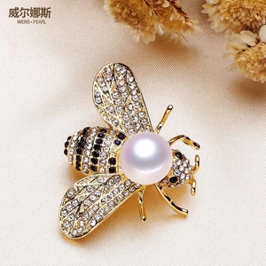 Spilla Serie Insetti Donna Delicata Piccola Ape Spilla Cristallo Gioielli Regalo - Foto 1 di 8
