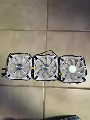 Corsair CO9050104WW PWM Triple Fan Kit - White - Image 1 of 2