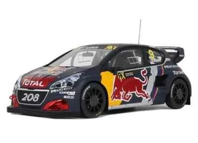 OTTOMOBILE 1:18 AUTO RESINA PEUGEOT 208 WRX RALLY BELGIO GP  2018  #9 LOEB OT455 - Immagine 1 di 4