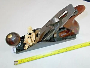 Fulton Vintage Woodworker's Wood Plane, 1-23/32" Wide Blade, 9-1/2" Long, USA - Picture 1 of 8