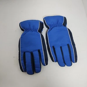Thermasoft Insolation Winter Snow Gloves Boy's LG 13/18 Blue Black 40 Gram  - Picture 1 of 7