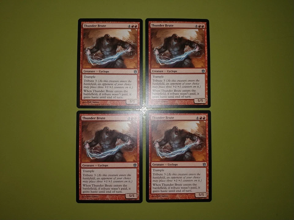 Thunder Brute x4 Born of the Gods 4x Playset Magic the Gathering MTG  - Image 1 of 1