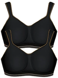 VIANIA 2er Pack Sport BH intense 141472 Gr. 70-100 B-F in Basic Farben - Bild 1 von 10