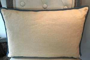 RARO CUSCINO RALPH LAUREN L'ATTERRAGGIO LANCIO RAFIA - Foto 1 di 3