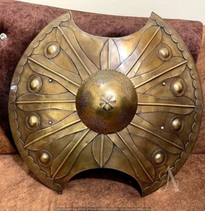Troja Trojaner Kriegsschild Griechisches Schild Handarbeit Metall Handwerk für Ritter Soldat - Bild 1 von 6
