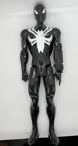 Hasbro Marvel Titan Hero Series Spiderman Black Suit Action Figure 12" 2018 - Picture 1 of 5
