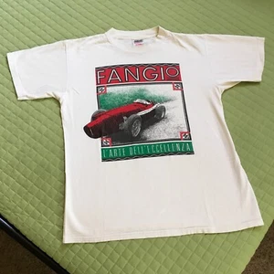 Camiseta Rara FANGIO Vintage PIT CREW XL Conductor de Carreras - Imagen 1 de 7