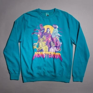 Offizieller Universal Monsters Monsterror Lagunenblauer Pullover: M, L, XL - Bild 1 von 4