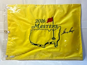 Gary Player Signed 2016 Masters Golf Autographed Flag JSA - Picture 1 of 3