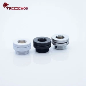 FreezeMod G1/4" Wear Plate Bulkhead Fitting Top Injection Connector Fillport - Afbeelding 1 van 8